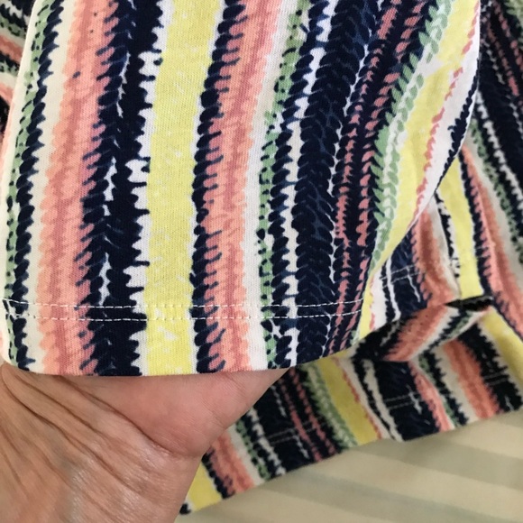 New Directions Striped Capri Lounge Pajama Pants 2X NWT Cotton Rayon - Picture 12 of 14